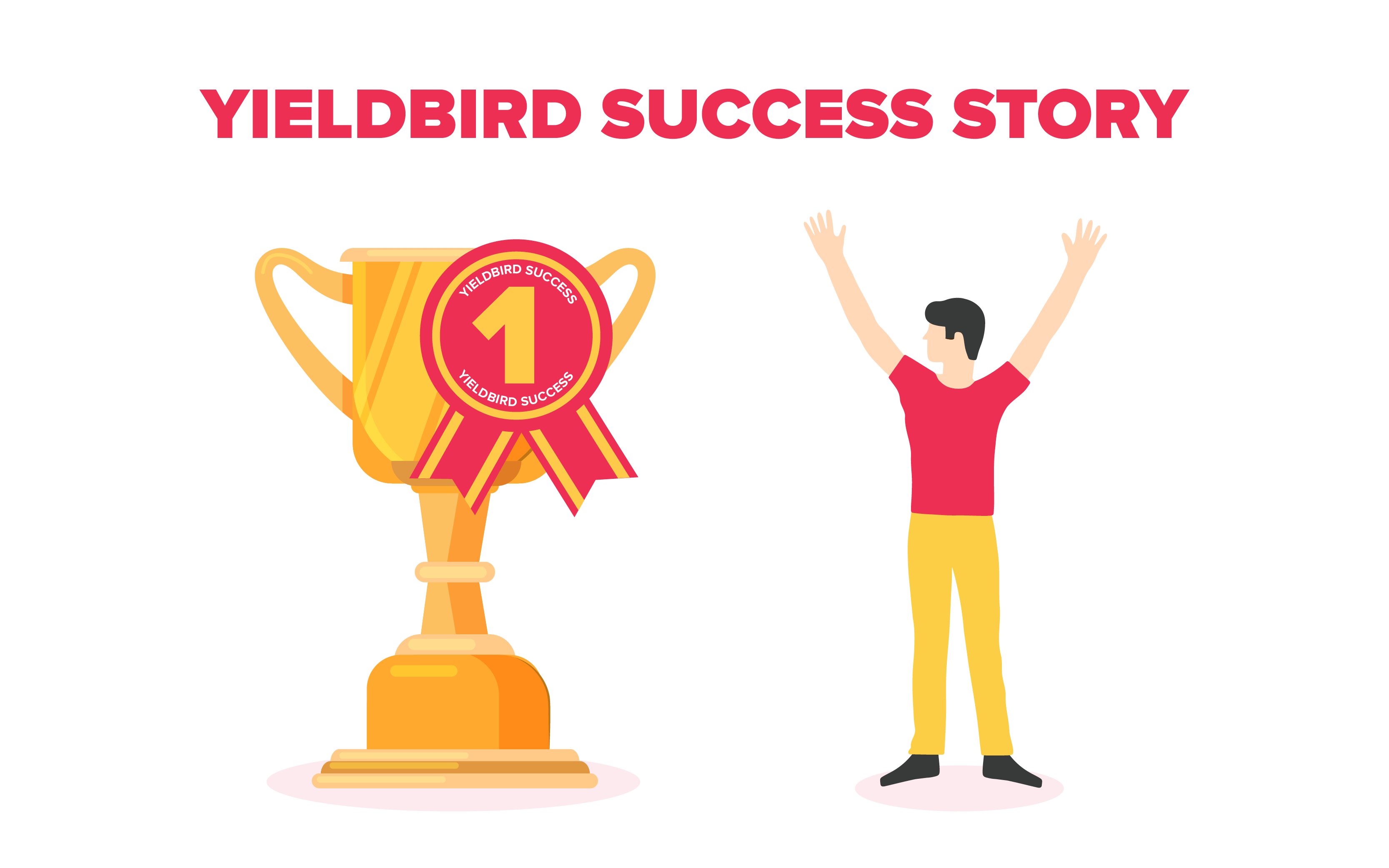 Yieldbird success strory graphic